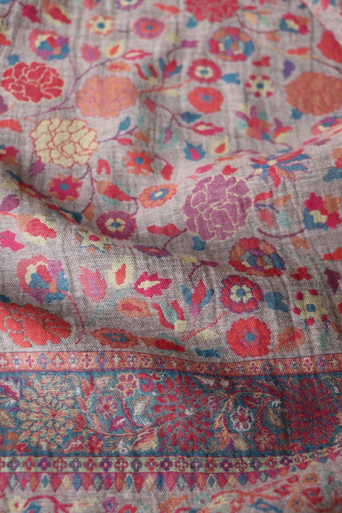 Kashmiri Kani Wool Saree