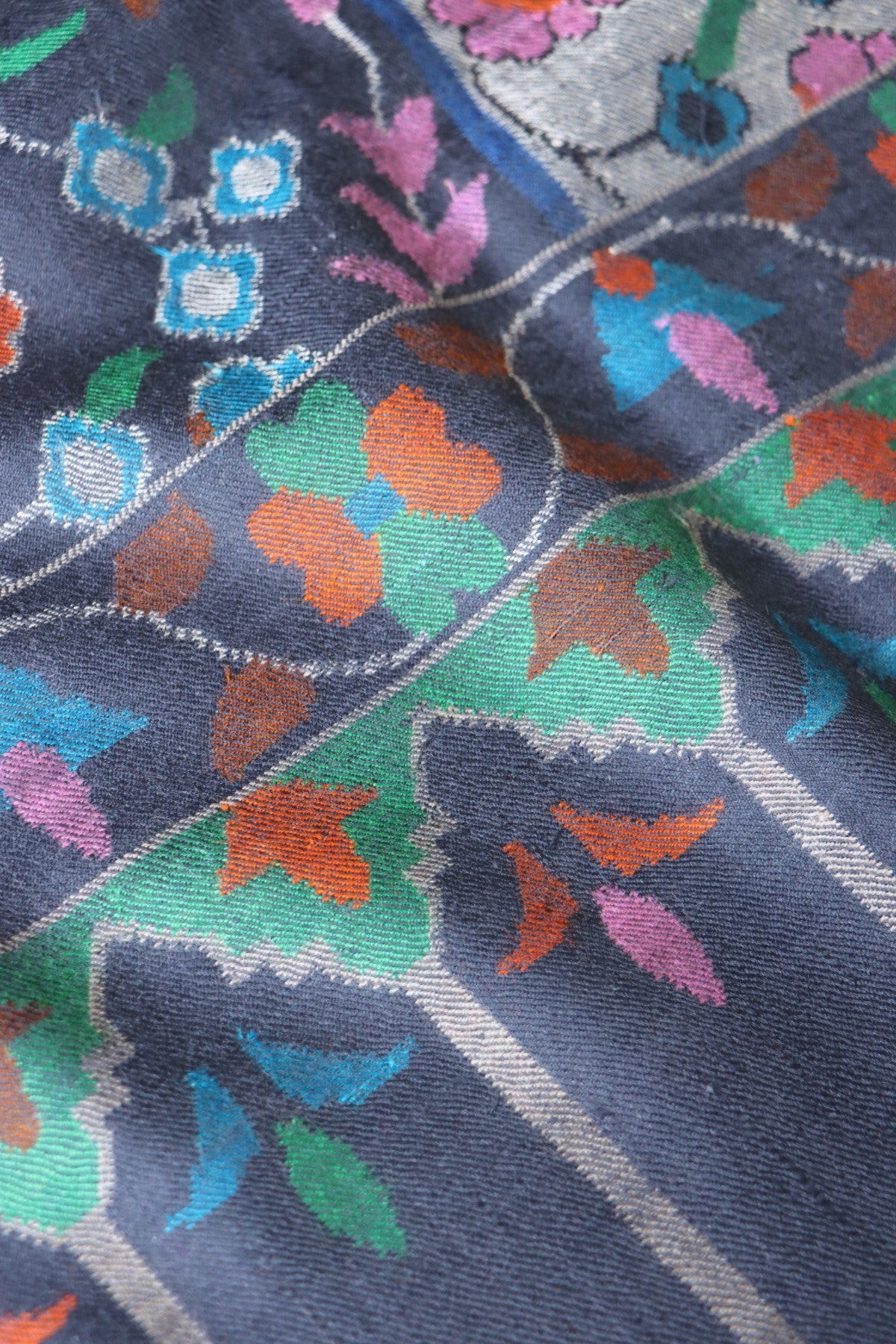 Grey All over Kani Pashmina Shawl