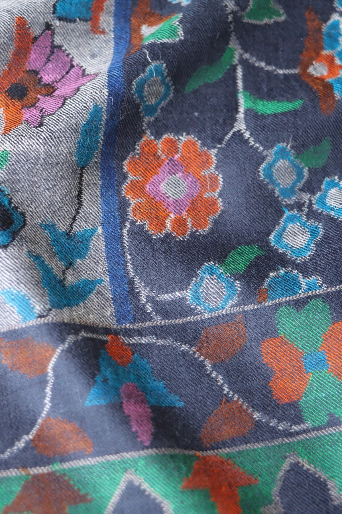 Grey All over Kani Pashmina Shawl