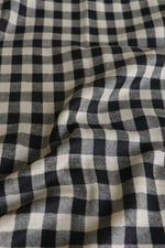 Black Check Aari Fine Wool Shawl