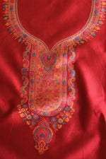 Red Kani Silk Suit