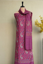 Purple Kashmiri Woolen Suit