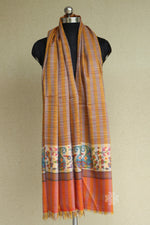 Mustard Yellow Kani Pashmina Shawl