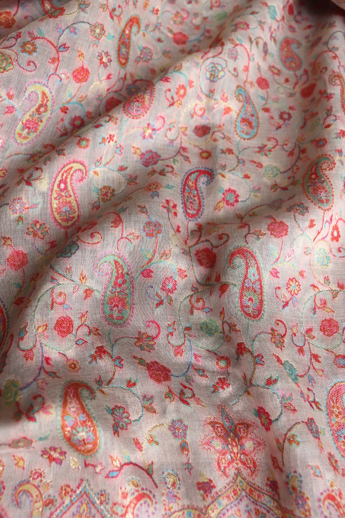 Kashmiri Pashmina Silk Saree