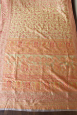 Yellow Kani Chanderi Silk Saree