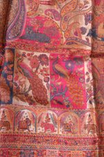 Maroon Kani Silk Suit with Tissue Silk Dupatta