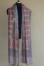 Natural Coloured Sozni Pashmina Shawl