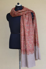 Natural Coloured Jamawar Pashmina Shawl