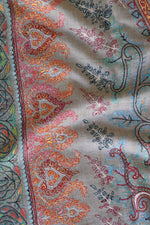 Natural Coloured Sozni Pashmina Shawl