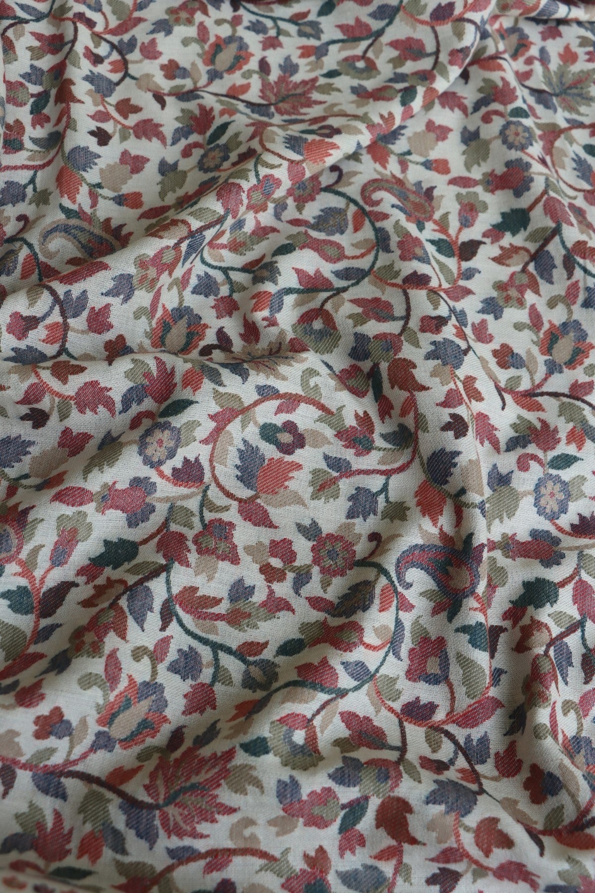 Off White Kani Men Fine Wool Shawl