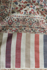 Off White Kani Men Fine Wool Shawl