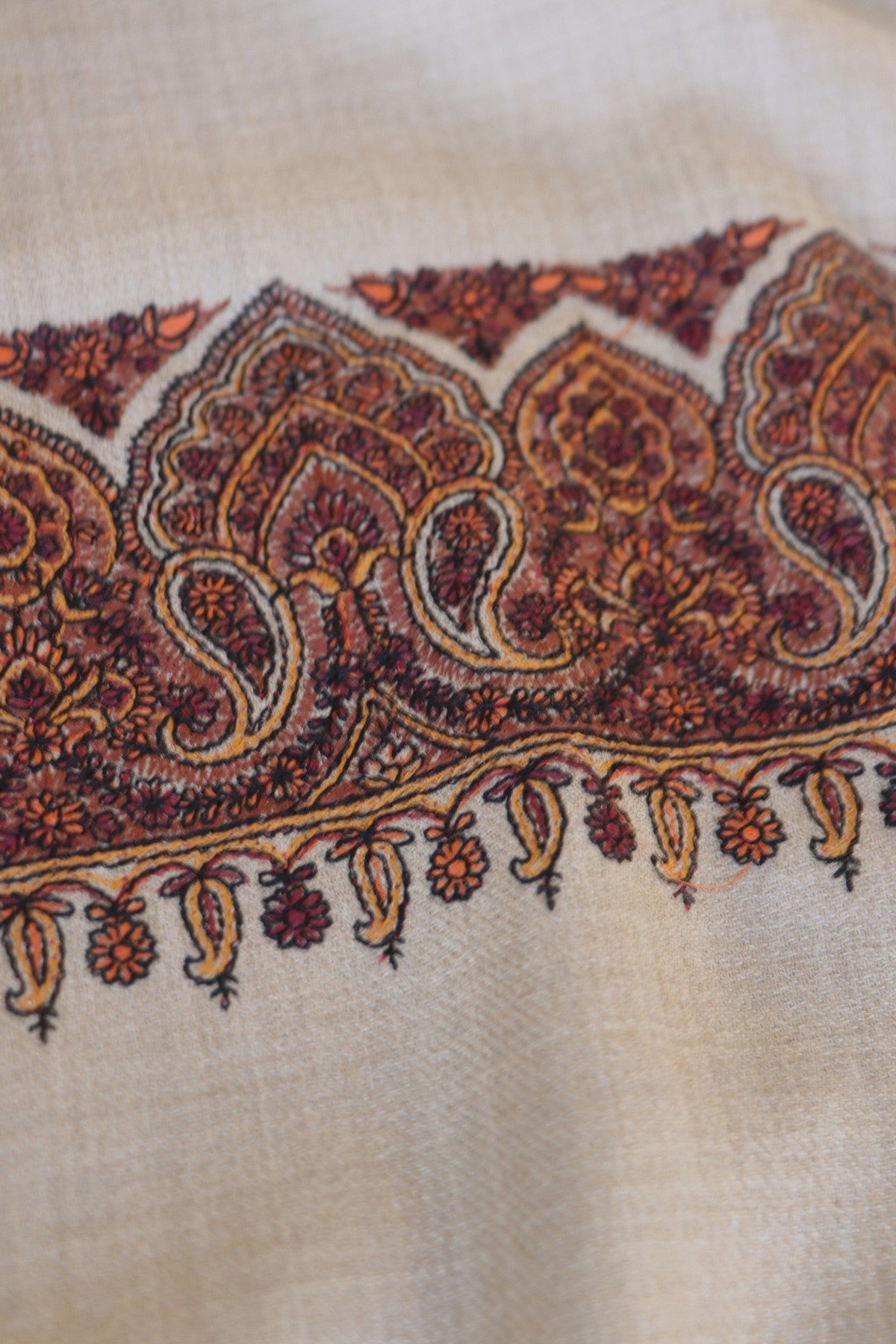 Mens Kashmiri Sozni Shawl
