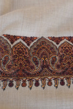 Mens Kashmiri Sozni Embroidered Shawl