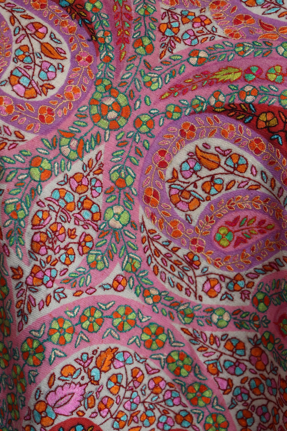 Multicoloured Kalamkari Pashmina Shawl