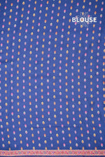 Navy Blue Kani Silk Saree