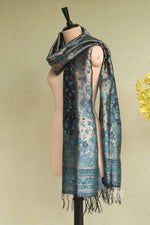 Pashmina Kani Tissue Silk Dupatta