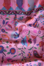 Pink All over Kani Pashmina Shawl