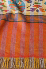 Mustard Yellow Kani Pashmina Shawl