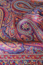 Purple Kani Jamawar Silk Dupatta