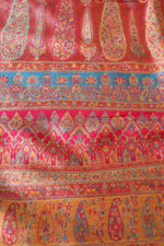 Red Kani Tissue Silk Saree