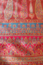 Red Kani Tissue Silk Saree