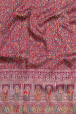 Wine Kani Darbar Silk SareeImperial Weaves
