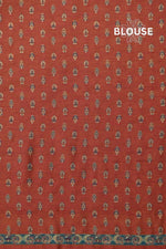 Smoky Black Kani Kalamkari Silk SareeImperial Weaves