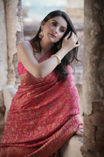 Pink Kani Silk SareeImperial Weaves