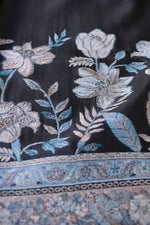 Black Kani Organza Silk Suit