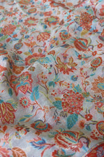 Off White Floral Kani Silk Dupatta