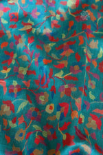 Rama Green Kani Zari Pallu Silk Saree