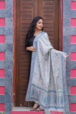 Off White Kani Silk Dupatta