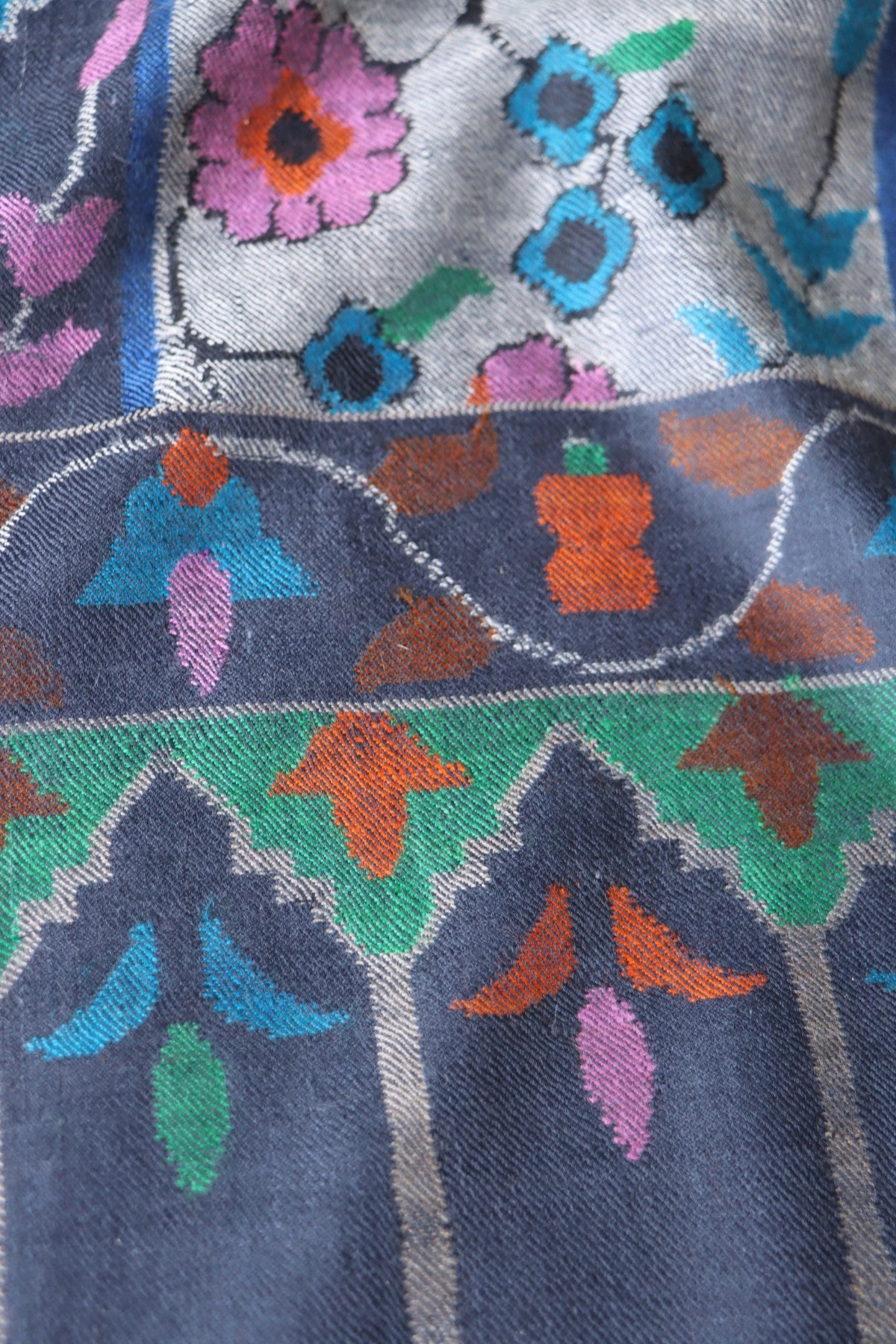 Grey All over Kani Pashmina Shawl