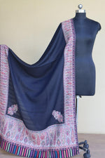 Black Kani Fine Wool Shawl