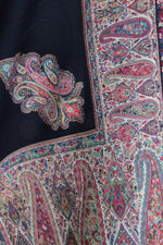 Black Kani Fine Wool Shawl