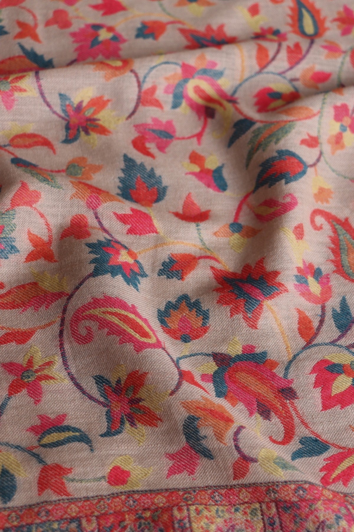 Woolen Kashmiri Kani Cashmere Saree