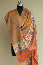 Mustard Yellow Kani Pashmina Shawl
