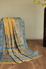 Yellow Kani Silk Saree