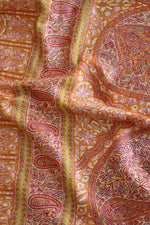 Yellow Sozni Jamawar Pashmina Shawl
