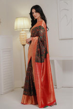 Green Kani Kanjivaram Silk Saree