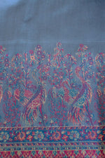 Grey Kani Pallu Silk Saree