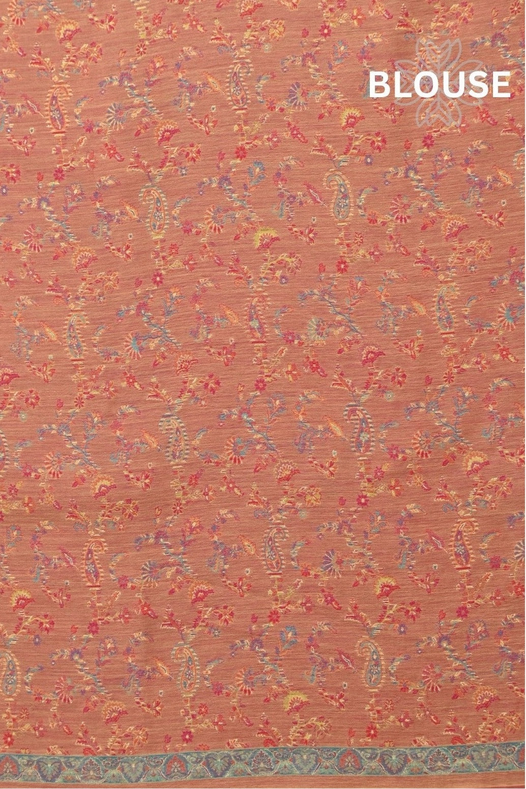 Pink Kani Jamawar Silk SareeImperial Weaves