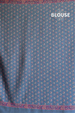 Grey Kani Pallu Silk Saree