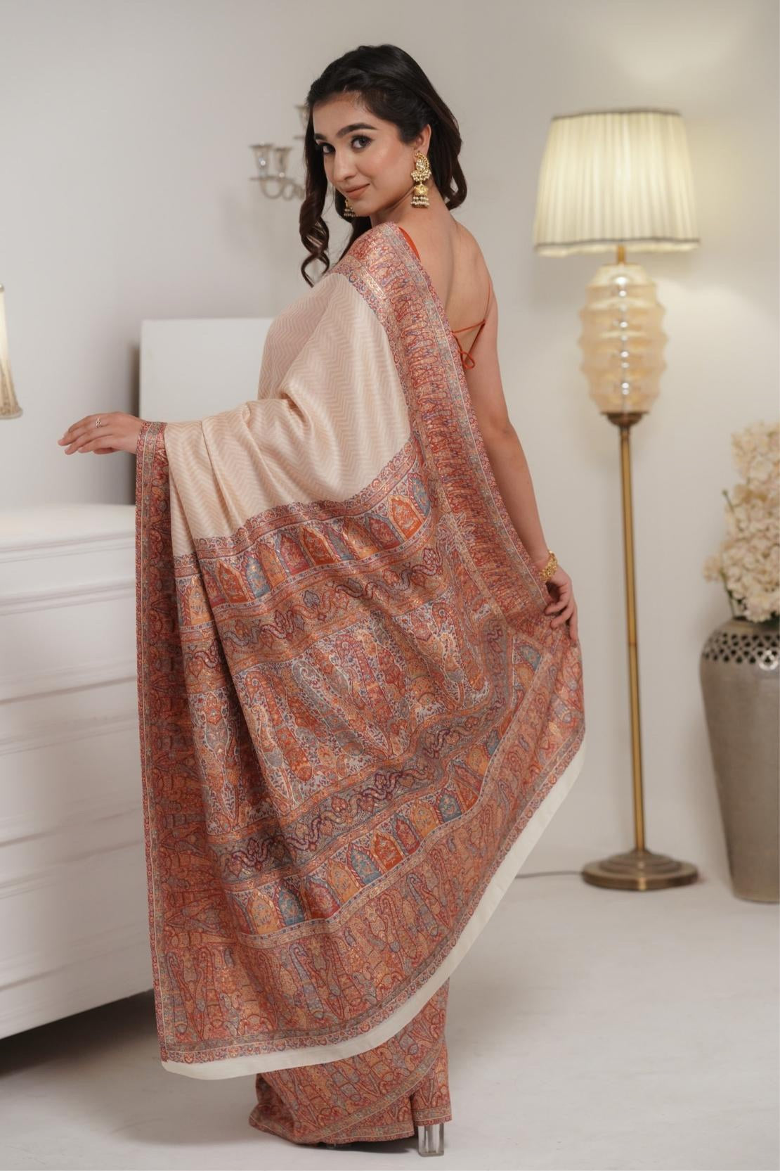 Pashmina Saree