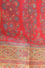 Yellow Kani Silk Dupatta with Bootas