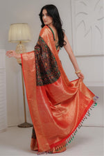 Green Kani Kanjivaram Silk Saree