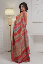 Beige Kani Jamawar Silk SareeImperial Weaves