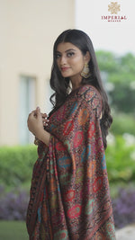 Black Kani Jamawar Silk Saree