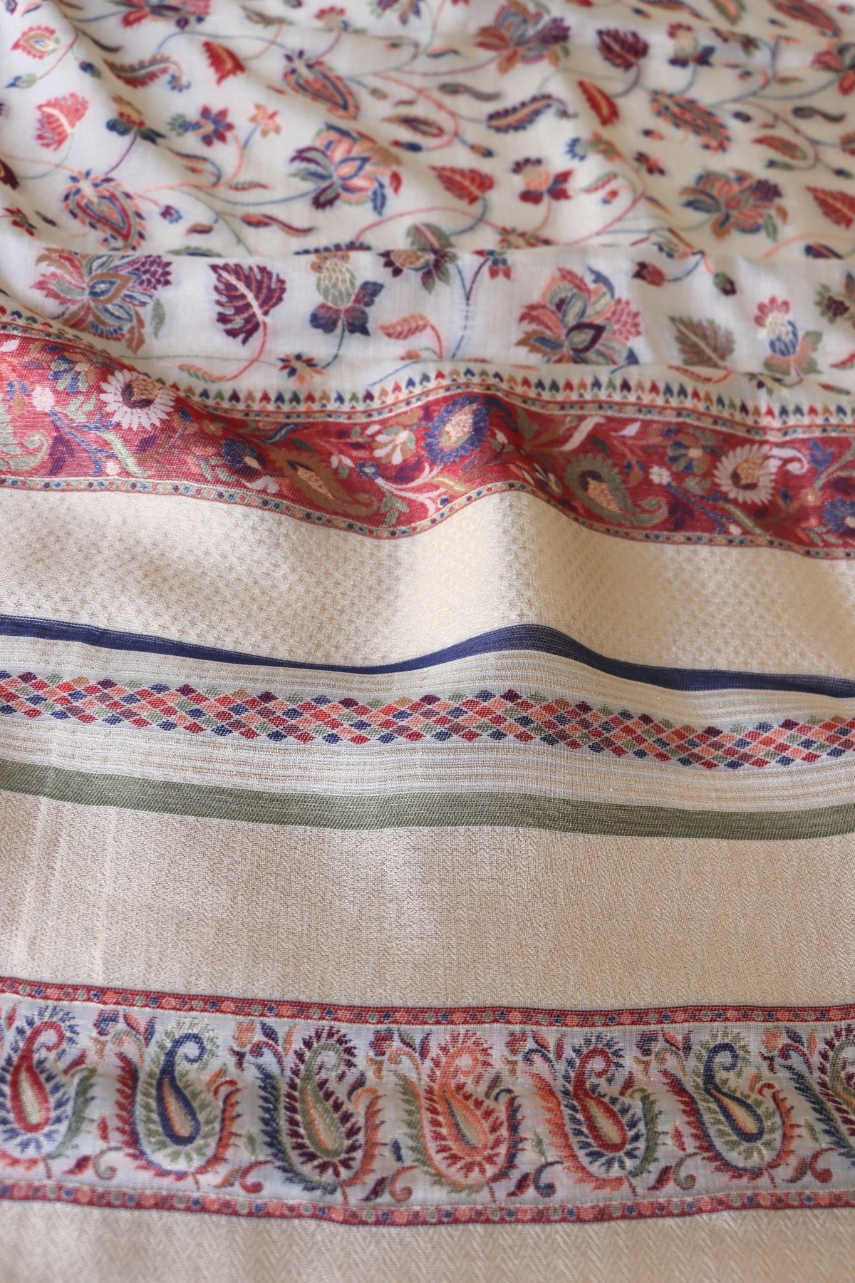 Kani Organza Saree with zari