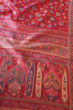 Red Kani Organza Silk Saree